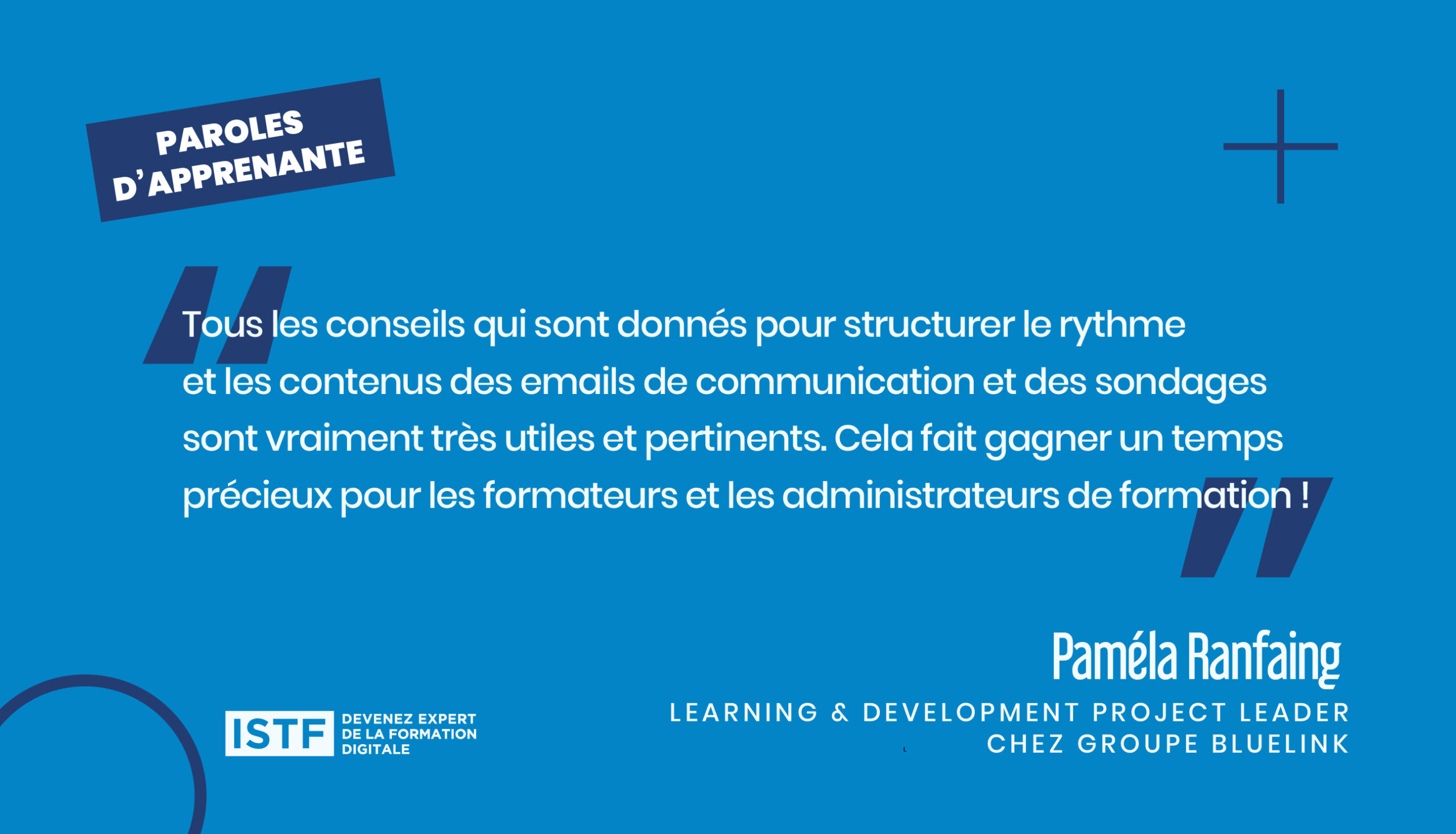 formation learning success management istf